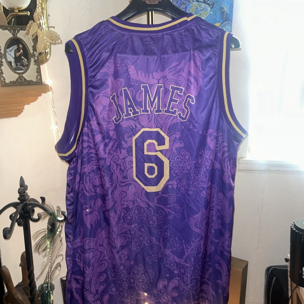 New Nike LeBron James Purple Swingman Jersey 4XL! NWT! - Picture 2 of 7